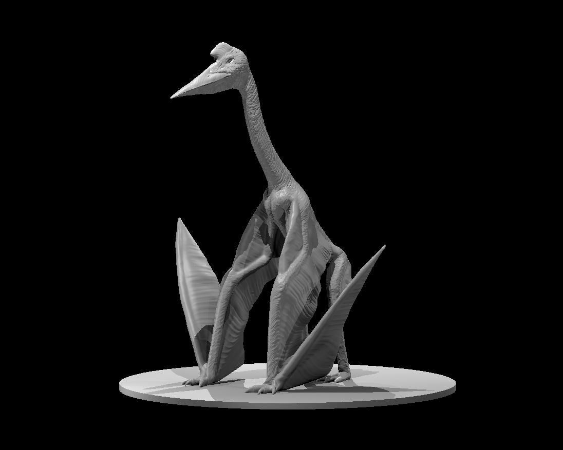 Quetzalcoatlus Standing miniature model for D&D - Dungeons and Dragons, Pathfinder and Tabletop RPGs