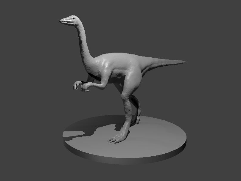 Gallimimus miniature model for D&D - Dungeons and Dragons, Pathfinder and Tabletop RPGs