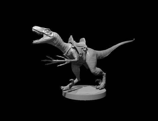 Deinonychus mount miniature model for D&D - Dungeons and Dragons, Pathfinder and Tabletop RPGs