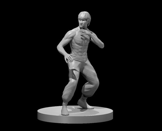 Martial Arts Adept Male miniature model for D&D - Dungeons and Dragons, Pathfinder and Tabletop RPGs