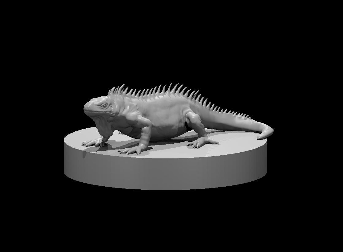 Lizard miniature model for D&D - Dungeons and Dragons, Pathfinder and Tabletop RPGs