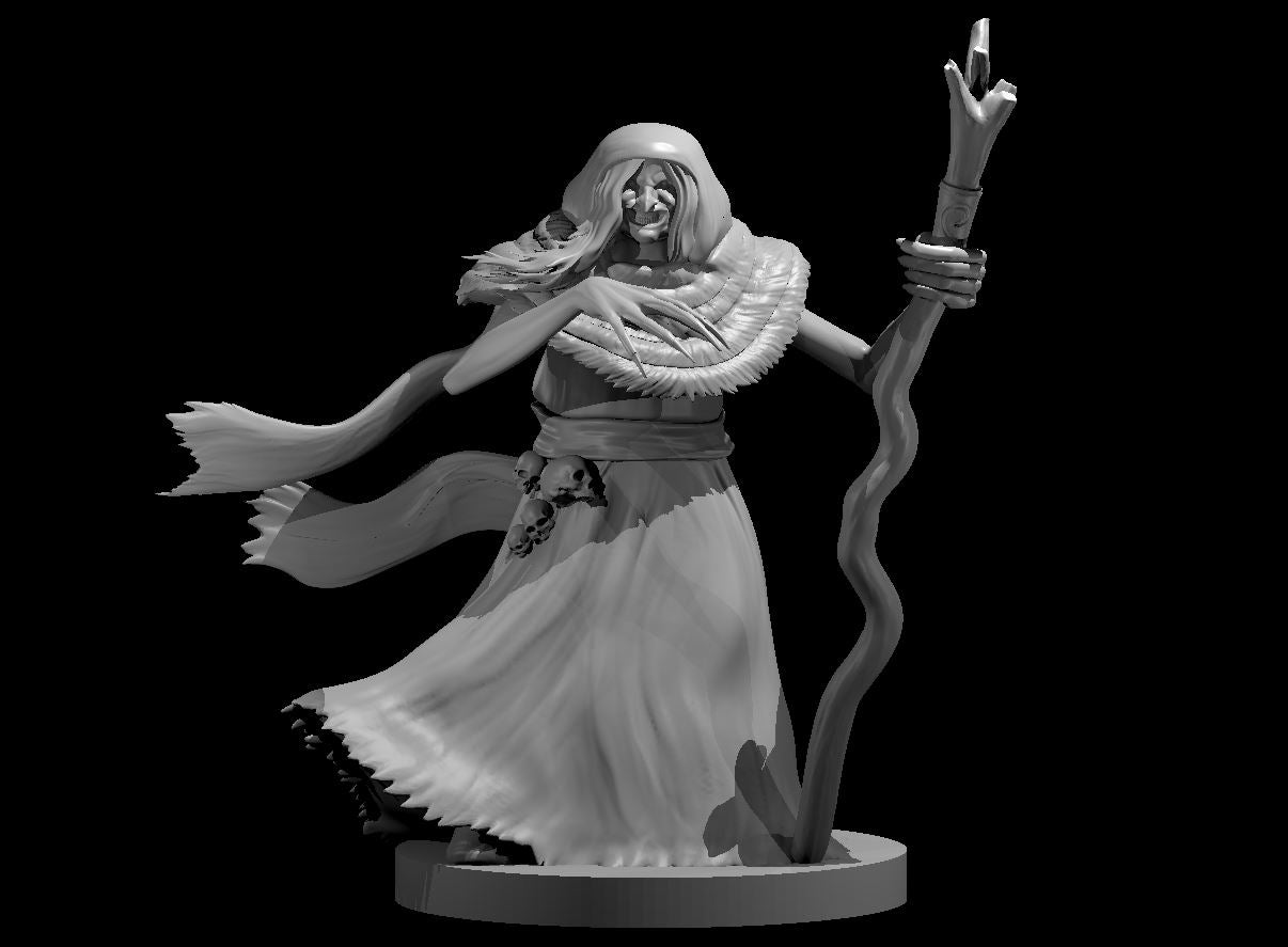 Bheur Hag miniature model for D&D - Dungeons and Dragons, Pathfinder and Tabletop RPGs