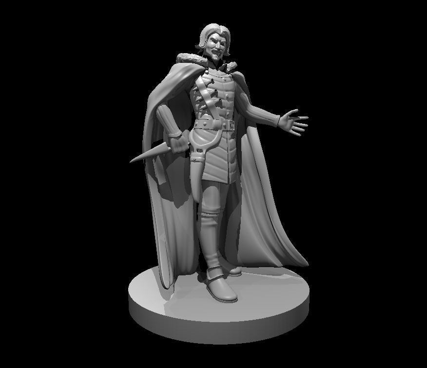 Amrik Vanthampur miniature model for D&D - Dungeons and Dragons, Pathfinder and Tabletop RPGs