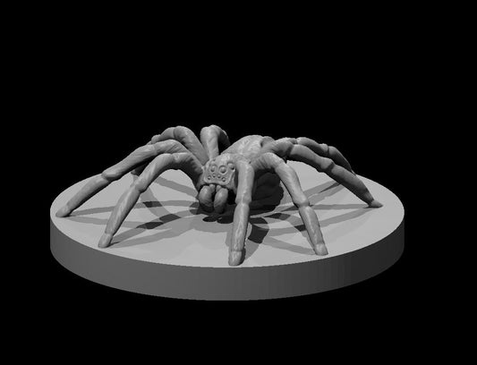 Giant Wolf Spider miniature model for D&D - Dungeons and Dragons, Pathfinder and Tabletop RPGs