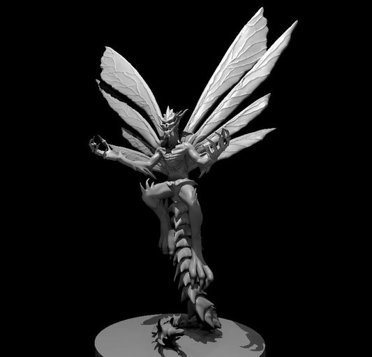 Bone Devil Flying miniature model for D&D - Dungeons and Dragons, Pathfinder and Tabletop RPGs