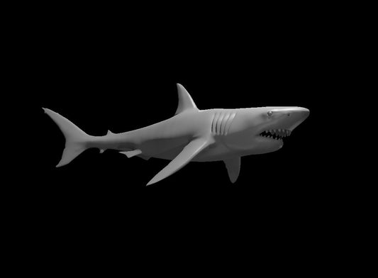 Giant Shark miniature model for D&D - Dungeons and Dragons, Pathfinder and Tabletop RPGs