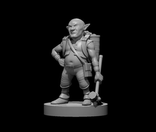 Gnome, Deep (Snirfneblin) miniature model for D&D - Dungeons and Dragons, Pathfinder and Tabletop RPGs