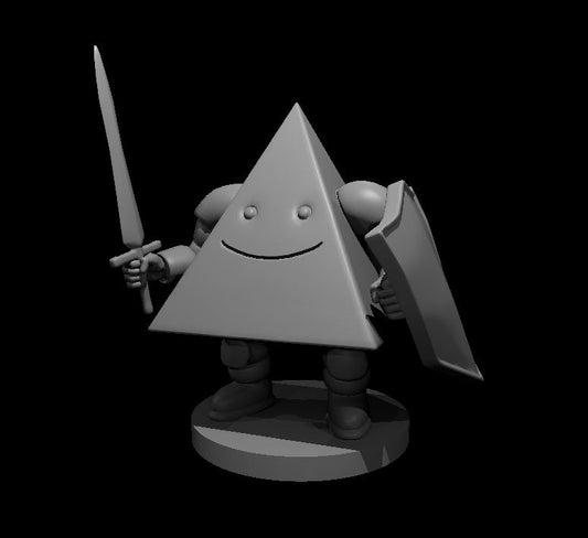 D4 Knight miniature model for D&D - Dungeons and Dragons, Pathfinder and Tabletop RPGs