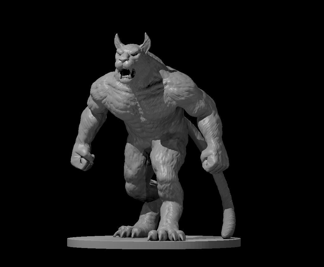 Malar miniature model for D&D - Dungeons and Dragons, Pathfinder and Tabletop RPGs