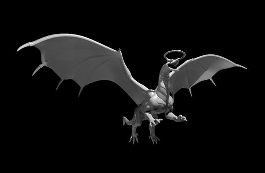 Void Dragon miniature model for D&D - Dungeons and Dragons, Pathfinder and Tabletop RPGs