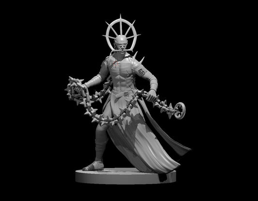 Sacristan miniature model for D&D - Dungeons and Dragons, Pathfinder and Tabletop RPGs