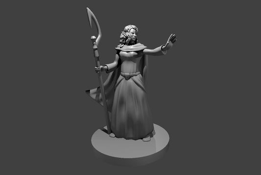 Valindra miniature model for D&D - Dungeons and Dragons, Pathfinder and Tabletop RPGs