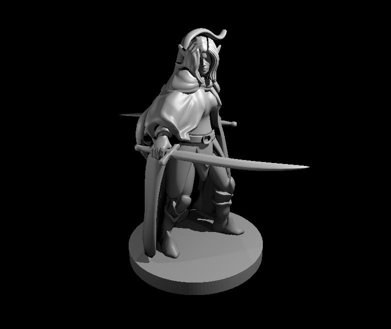 Eladrin Female Melee miniature model for D&D - Dungeons and Dragons, Pathfinder and Tabletop RPGs