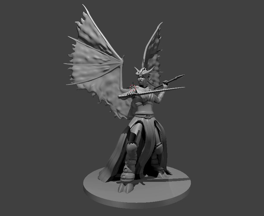 Zariel miniature model for D&D - Dungeons and Dragons, Pathfinder and Tabletop RPGs