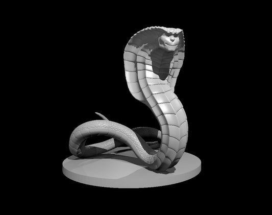 Guardian Naga miniature model for D&D - Dungeons and Dragons, Pathfinder and Tabletop RPGs