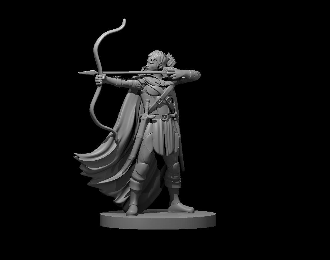 Scout Female miniature model for D&D - Dungeons and Dragons, Pathfinder and Tabletop RPGs