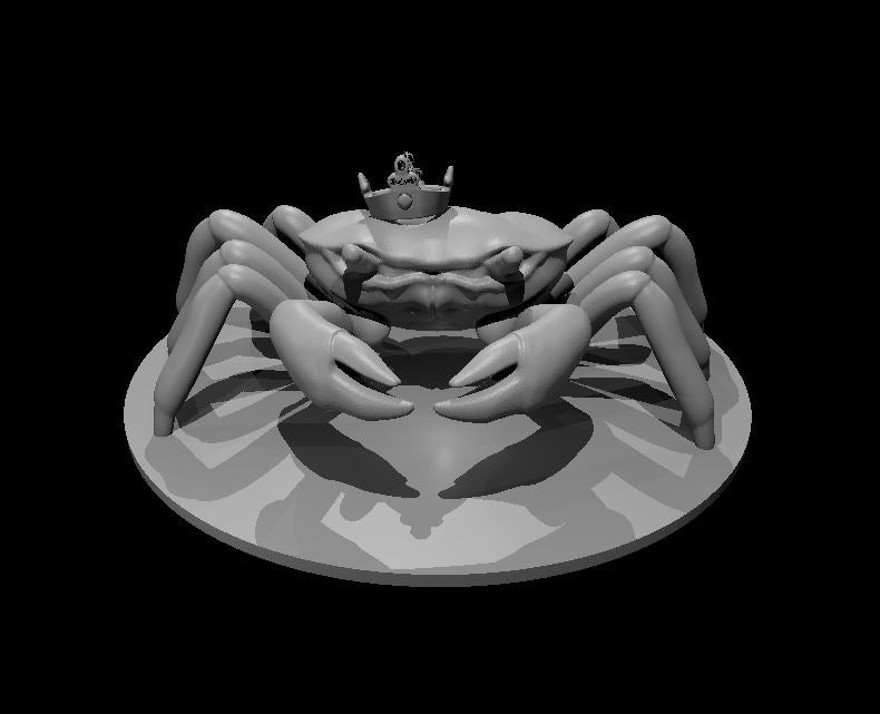 King Crab miniature model for D&D - Dungeons and Dragons, Pathfinder and Tabletop RPGs