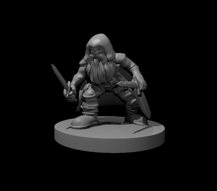 Duergar Soulblade miniature model for D&D - Dungeons and Dragons, Pathfinder and Tabletop RPGs