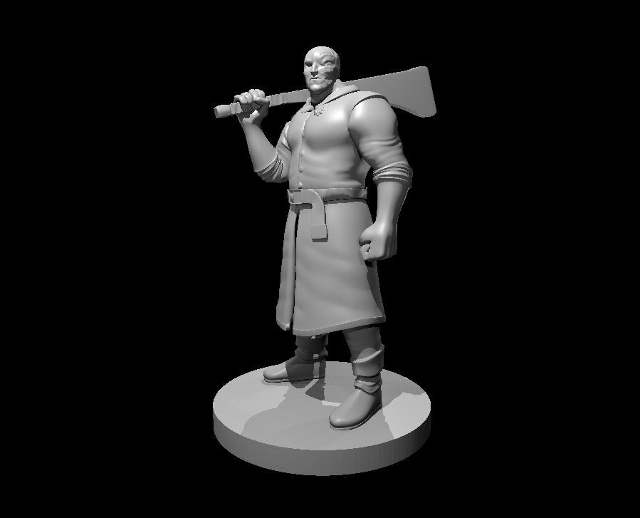 Mortlock miniature model for D&D - Dungeons and Dragons, Pathfinder and Tabletop RPGs