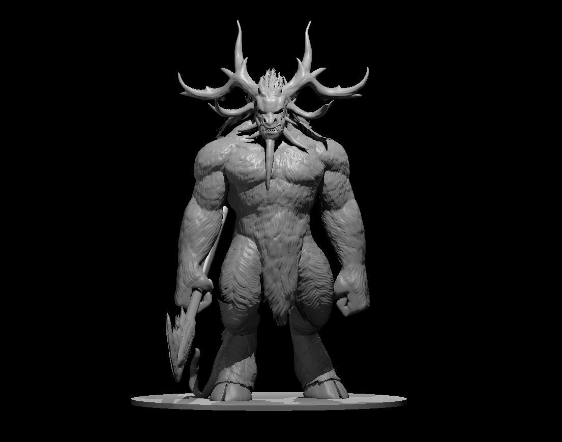 Baphomet miniature model for D&D - Dungeons and Dragons, Pathfinder and Tabletop RPGs