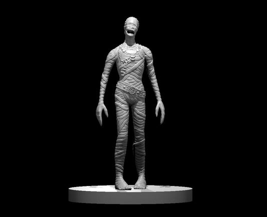 Mummy miniature model for D&D - Dungeons and Dragons, Pathfinder and Tabletop RPGs