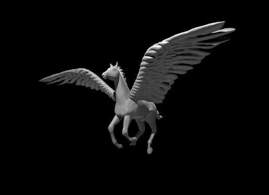 Pegasus miniature model for D&D - Dungeons and Dragons, Pathfinder and Tabletop RPGs