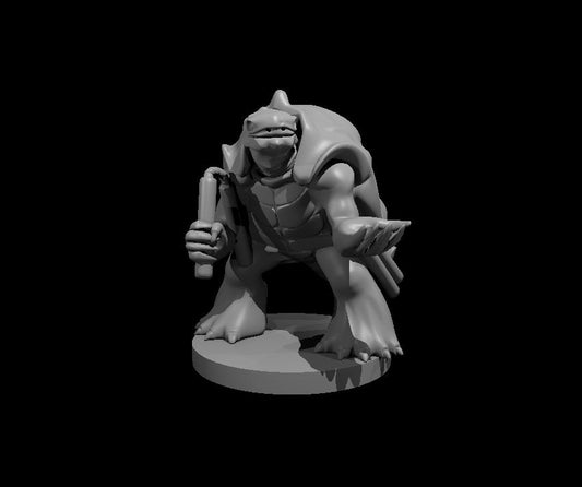 Teenage Mutant Ninja Tortle - Nunchaku miniature model for D&D - Dungeons and Dragons, Pathfinder and Tabletop RPGs