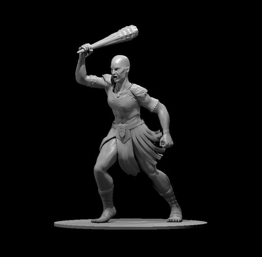 Stone Giant Female miniature model for D&D - Dungeons and Dragons, Pathfinder and Tabletop RPGs