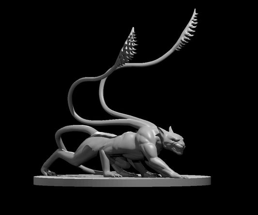 Displacer Beast miniature model for D&D - Dungeons and Dragons, Pathfinder and Tabletop RPGs