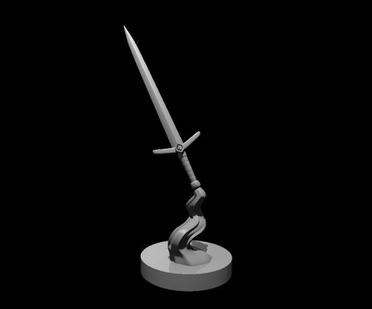 Flying Sword miniature model for D&D - Dungeons and Dragons, Pathfinder and Tabletop RPGs