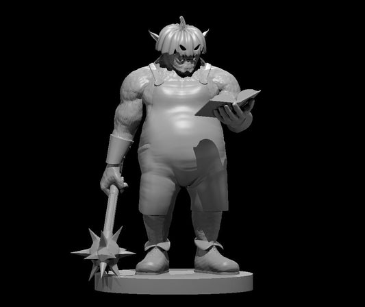 Burly the Bugbear miniature model for D&D - Dungeons and Dragons, Pathfinder and Tabletop RPGs