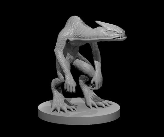 Yuan-Ti Broodguard miniature model for D&D - Dungeons and Dragons, Pathfinder and Tabletop RPGs