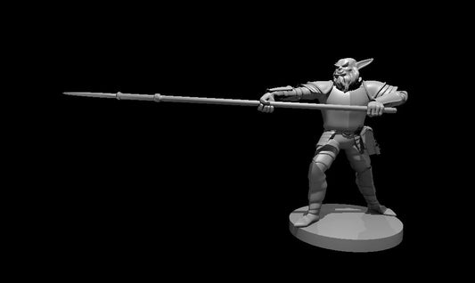 Bugbear Eldritch Knight miniature model for D&D - Dungeons and Dragons, Pathfinder and Tabletop RPGs