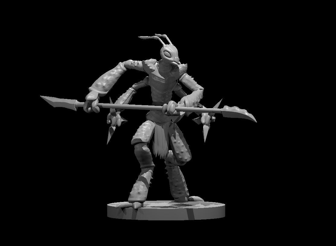 Thri-kreen miniature model for D&D - Dungeons and Dragons, Pathfinder and Tabletop RPGs