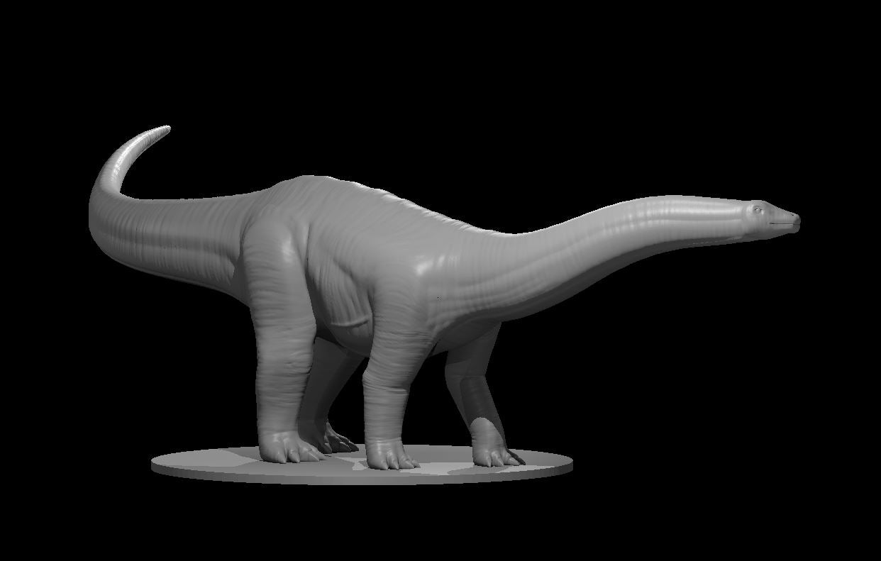 Brontosaurus miniature model for D&D - Dungeons and Dragons, Pathfinder and Tabletop RPGs