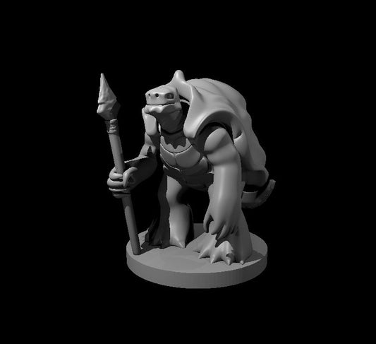 Tortle miniature model for D&D - Dungeons and Dragons, Pathfinder and Tabletop RPGs