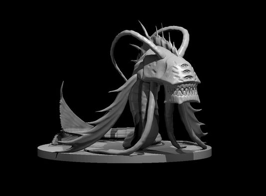 Aboleth, Nihileth miniature model for D&D - Dungeons and Dragons, Pathfinder and Tabletop RPGs