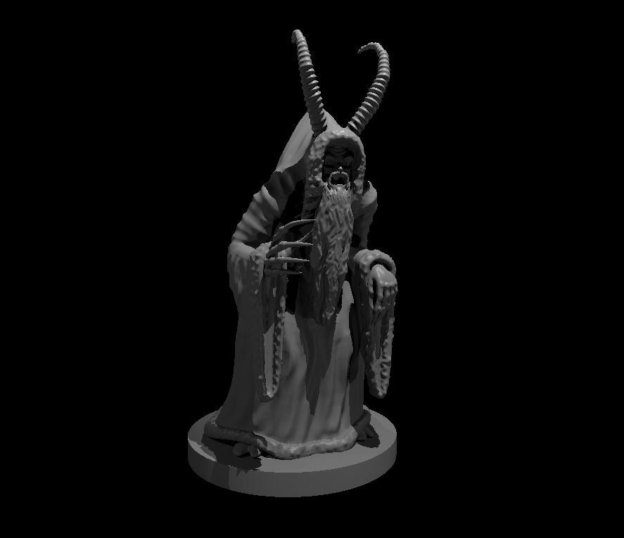 Krampus miniature model for D&D - Dungeons and Dragons, Pathfinder and Tabletop RPGs