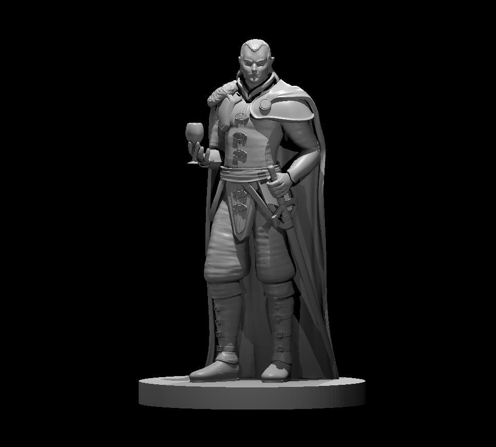 Strahd miniature model for D&D - Dungeons and Dragons, Pathfinder and Tabletop RPGs