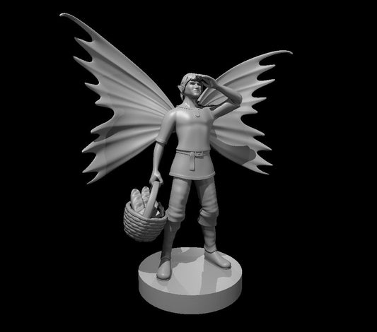 Fairy Folk Male Commoner miniature model for D&D - Dungeons and Dragons, Pathfinder and Tabletop RPGs