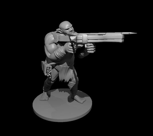 Ogre Bolt Launcher miniature model for D&D - Dungeons and Dragons, Pathfinder and Tabletop RPGs