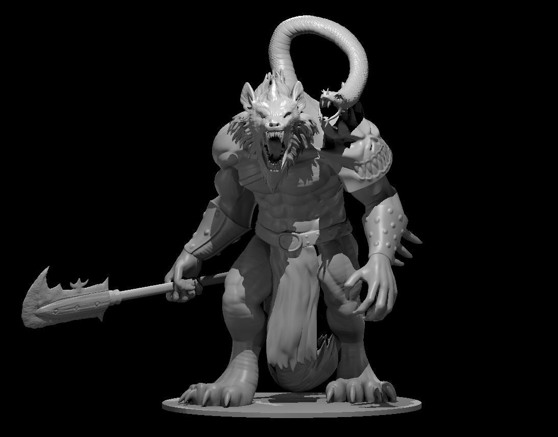 Molydeus new miniature model for D&D - Dungeons and Dragons, Pathfinder and Tabletop RPGs