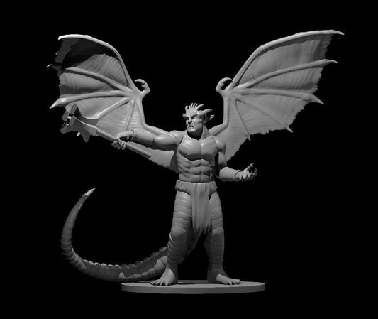 Pit Fiend miniature model for D&D - Dungeons and Dragons, Pathfinder and Tabletop RPGs