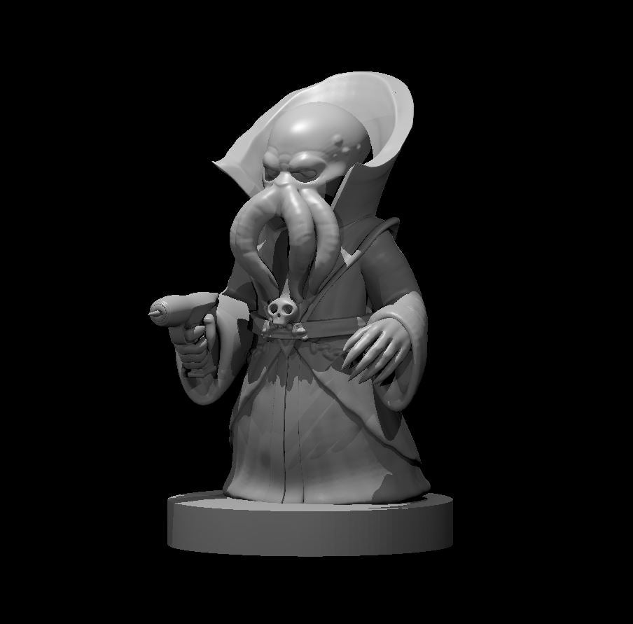 Gnome Ceremorph miniature model for D&D - Dungeons and Dragons, Pathfinder and Tabletop RPGs