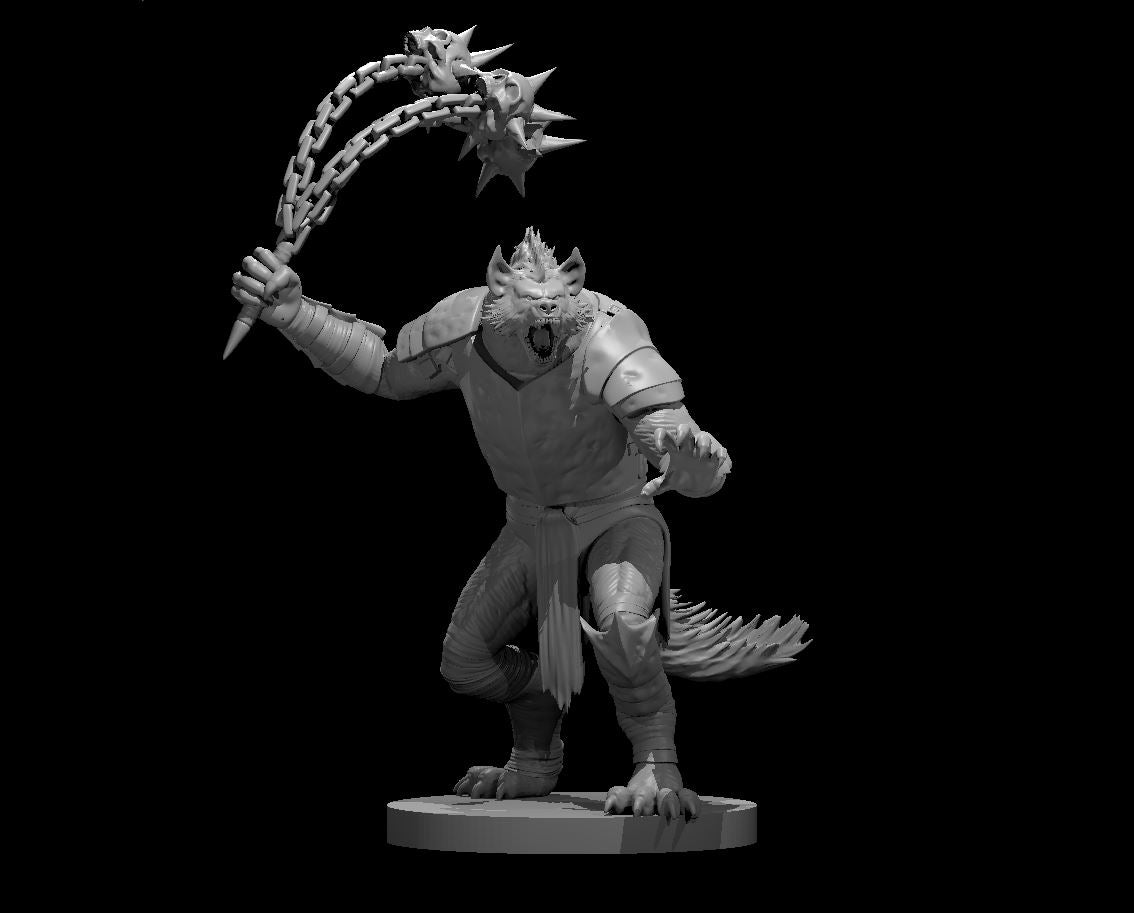 Flind miniature model for D&D - Dungeons and Dragons, Pathfinder and Tabletop RPGs