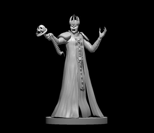 Lich - Male miniature model for D&D - Dungeons and Dragons, Pathfinder and Tabletop RPGs