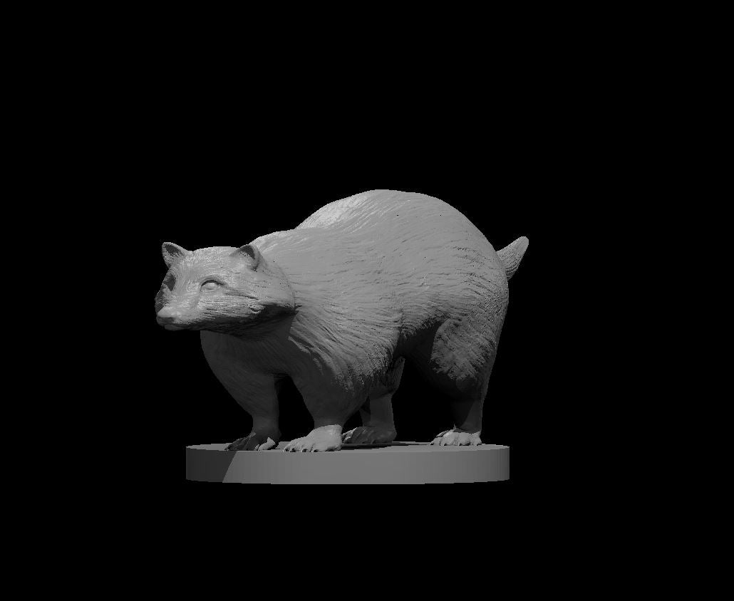 Giant Badger miniature model for D&D - Dungeons and Dragons, Pathfinder and Tabletop RPGs