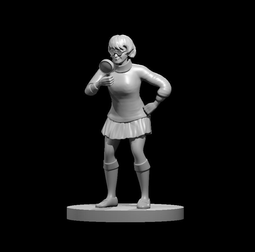 Nerdy Commoner miniature model for D&D - Dungeons and Dragons, Pathfinder and Tabletop RPGs