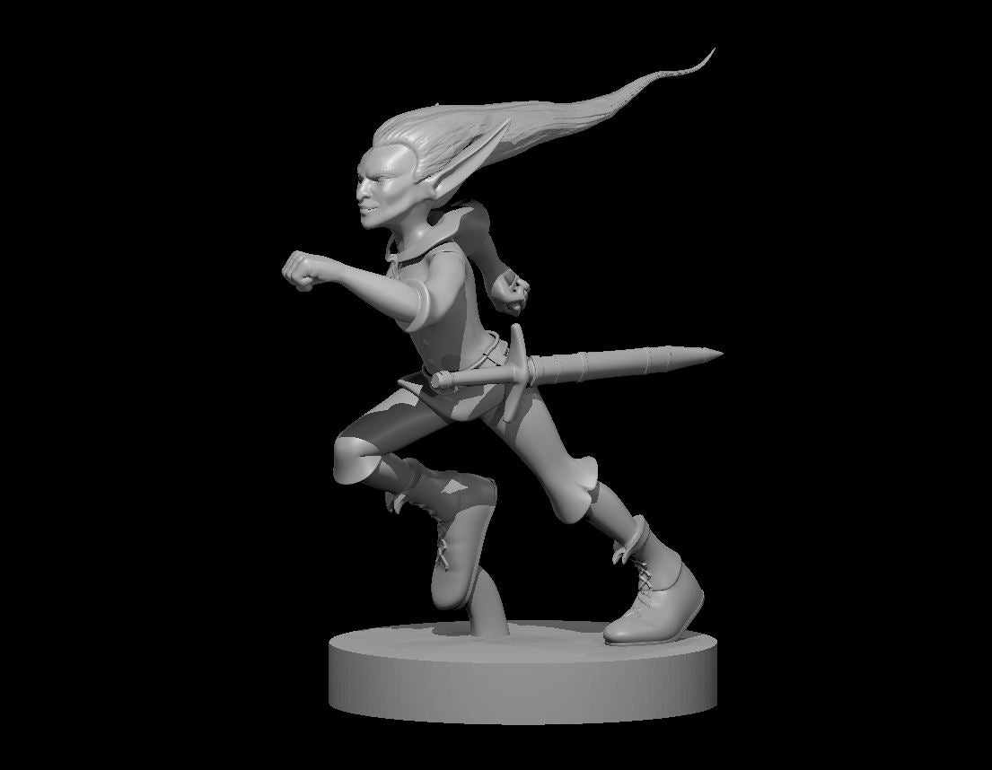 Quickling miniature model for D&D - Dungeons and Dragons, Pathfinder and Tabletop RPGs