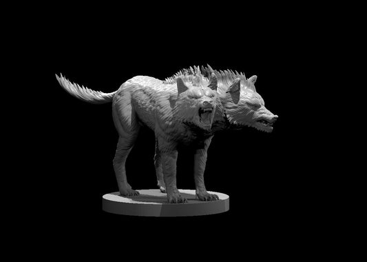 Death Dog miniature model for D&D - Dungeons and Dragons, Pathfinder and Tabletop RPGs